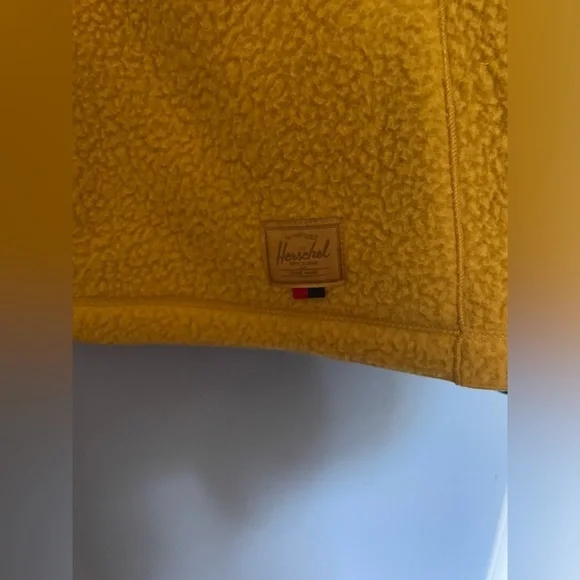 Herschel  men’s zip up teddy sweater size large - Picture 5 of 8